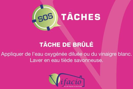 Comment enlever une tache de brûlé facilement à la maison ?